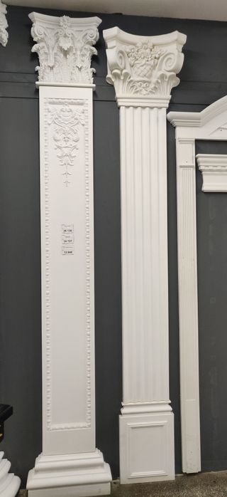 Колонна декоративная, лепнина