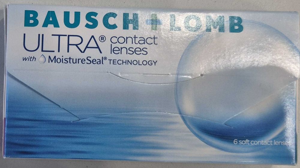 Контактни лещи Bausch + Lomb ULTRA (6 лещи) -1.50