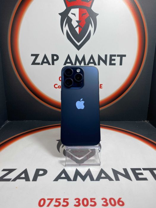 Zap Amanet Vitan - iPhone 15 Pro - Blue Titanium - 128Gb - 83%