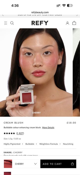 Румяна Armani Refy