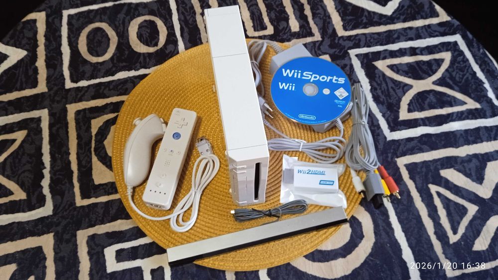 Nintendo Wii пълен комплект нинтендо уий уии уйй hdmi