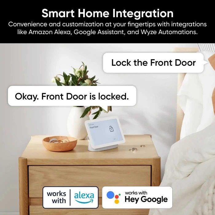 Wyze  Yala Smart Fingerprint Door Lock with Wi-Fi / Alexa / Google home / Apple Home / Cell Phone
