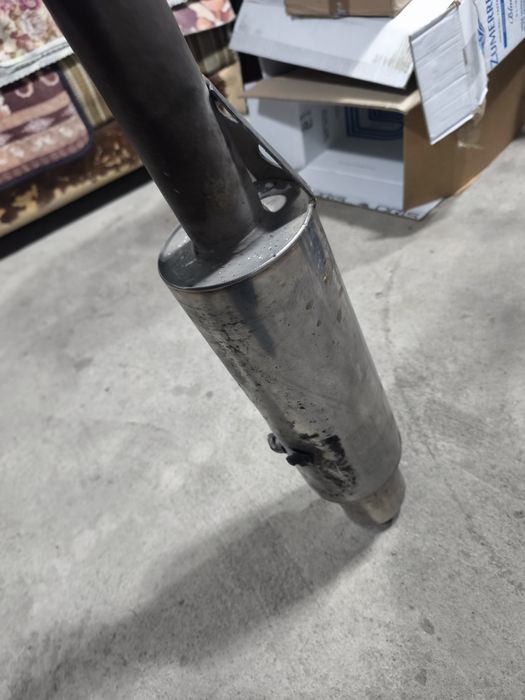 Прямоток HKS,  выхлопная банка