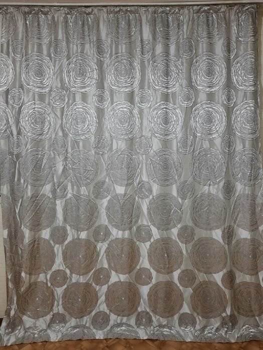 Шторы 4 м с тюлью