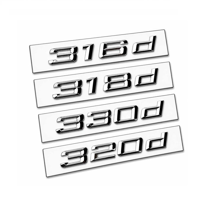 Embleme BMW Seria 3 316d 318d 318i 320d 320i 325d 330d 330e 330i 335d 335e 335i 340d 340i stema sigla sticker emblema ornament inscriptii accesorii