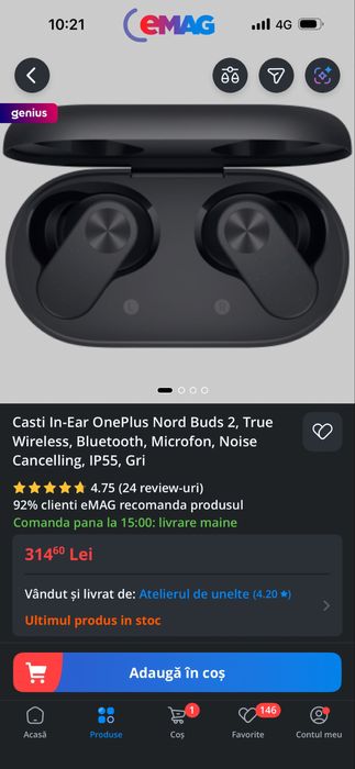 Casti  buds 2 one plus nord