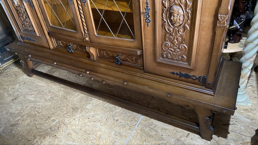 Mobilier din Lemn Masiv Sculpturi Vintage Antic