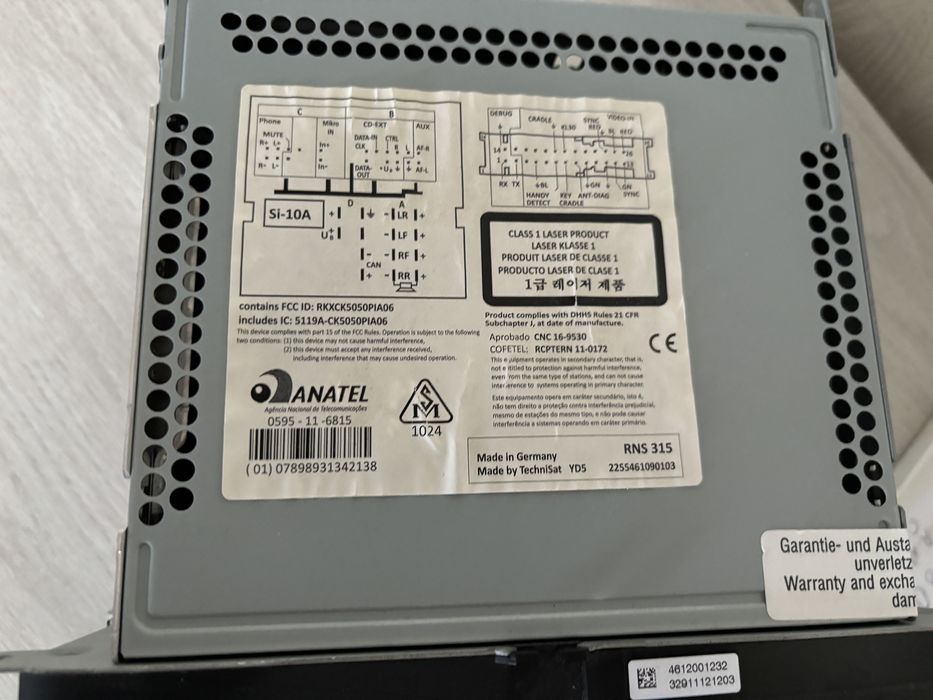 Navigatie RNS 315 Originala Volkswagen Jetta Hybrid  5c0035279a cu cod