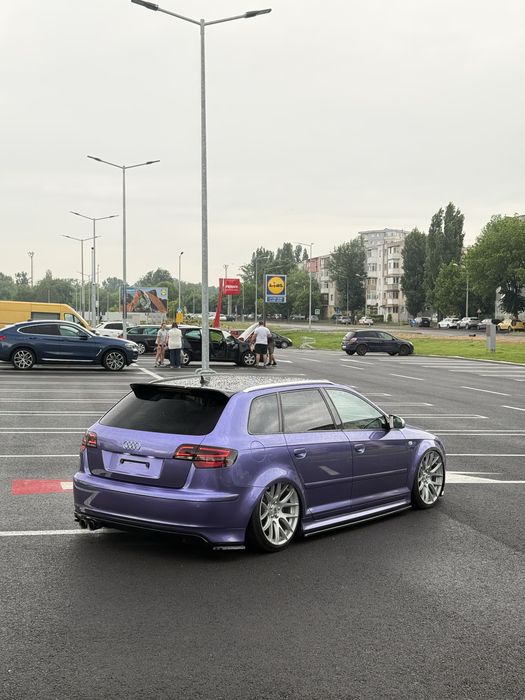 Stopuri Audi A3 8P Facelift ORIGINALE dark cherry