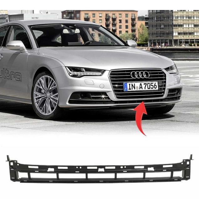 Grila centrala bara fata jos Audi A7 facelift 2015 S-line 4G8807683