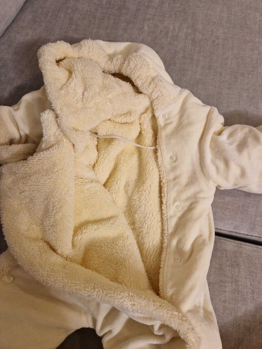 Salopeta îmblănita combinezon pentru copii 6-9  luni