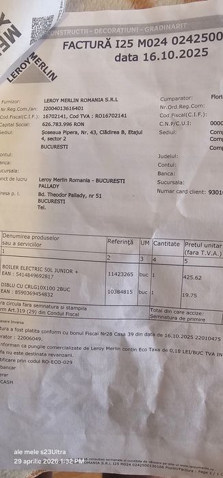 Boiler electric Junior