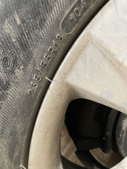 Продавам 3 алуминиеви джанти с гуми 18 “ Chevrolet Captiva