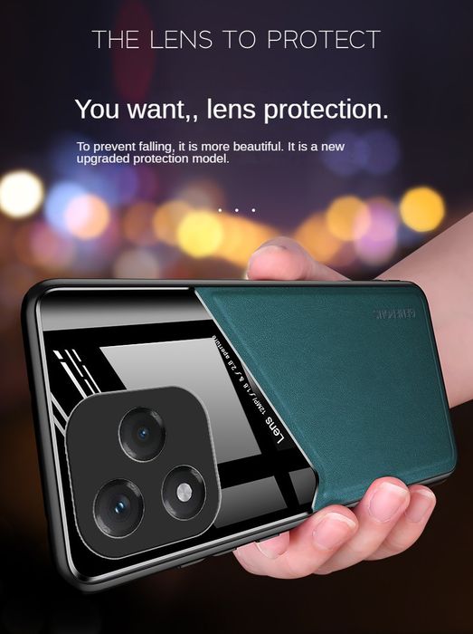 Honor 400 Pro / 400 Lite / 400 / GENEROUS Кожен кейс гръб с магнит