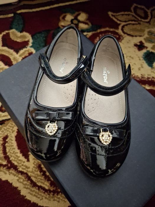 Туфли для школы темно синий