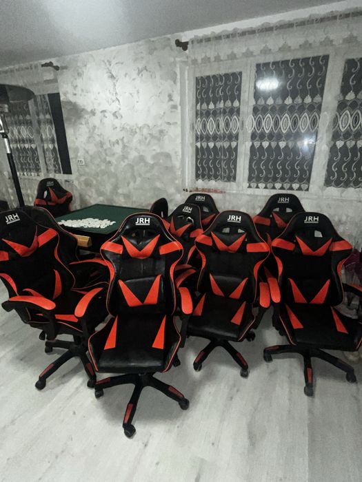 masa de poker + 10 scaune