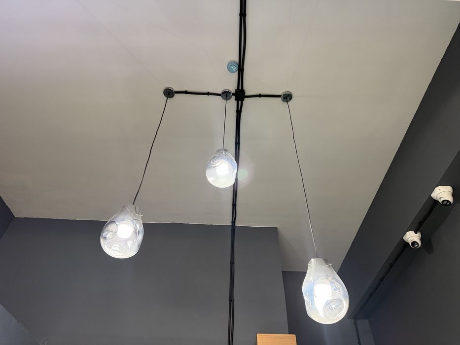 Люстра плафоны капли