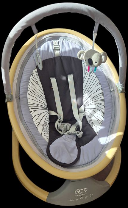 Електрическа люлка/шезлонг KinderKraft LUMI, Дървен