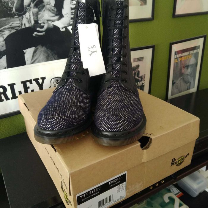 Dr Martens x YOHJI YAMAMOTO Y'S дизайнерски кубинки, размер EU 39 UK 6