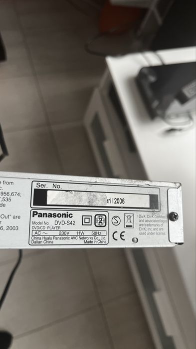 DVD player Panasonic S42