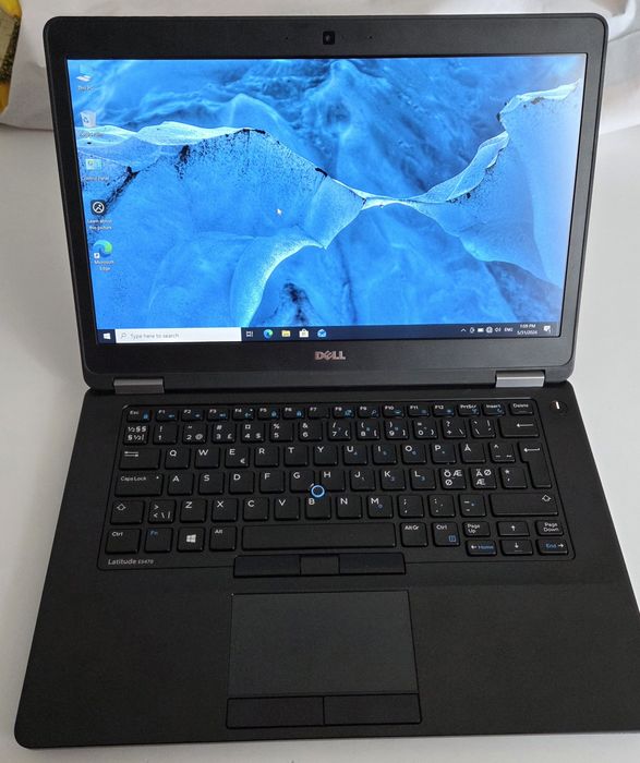 Laptop Dell Latitude E5470, cu ecran Full HD,Cpu i5 memorie 8gb DDR4, SSD M.2 256gb NVMe Tastatura iluminata și slot SIM pentru internet mobil