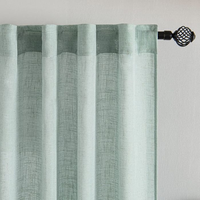 Set 2 Perdele Voal Aspect In Turcoaz 225x140 Semiopace*