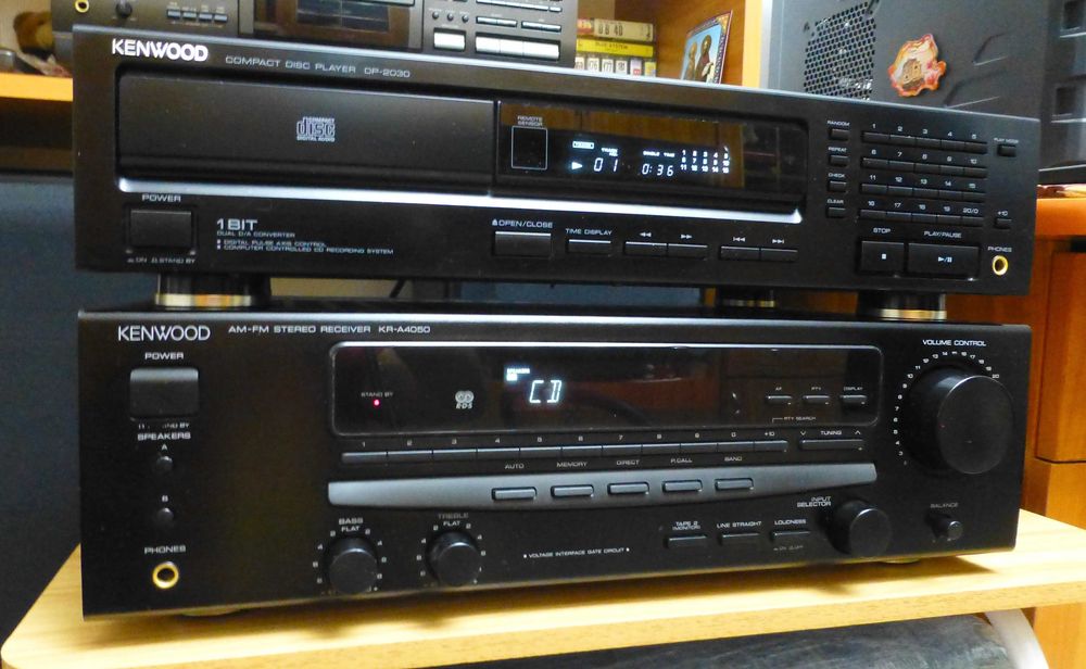 Amplituner si CD player Kenwood