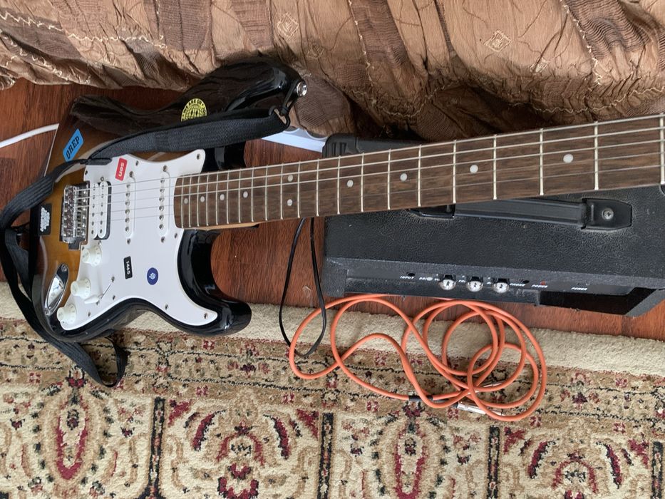 Squire Guitar and Amp for sale
