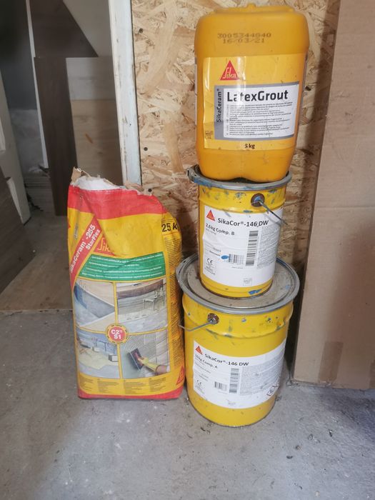 Set materiale hidroizolație profesională Sika - rest lucrare