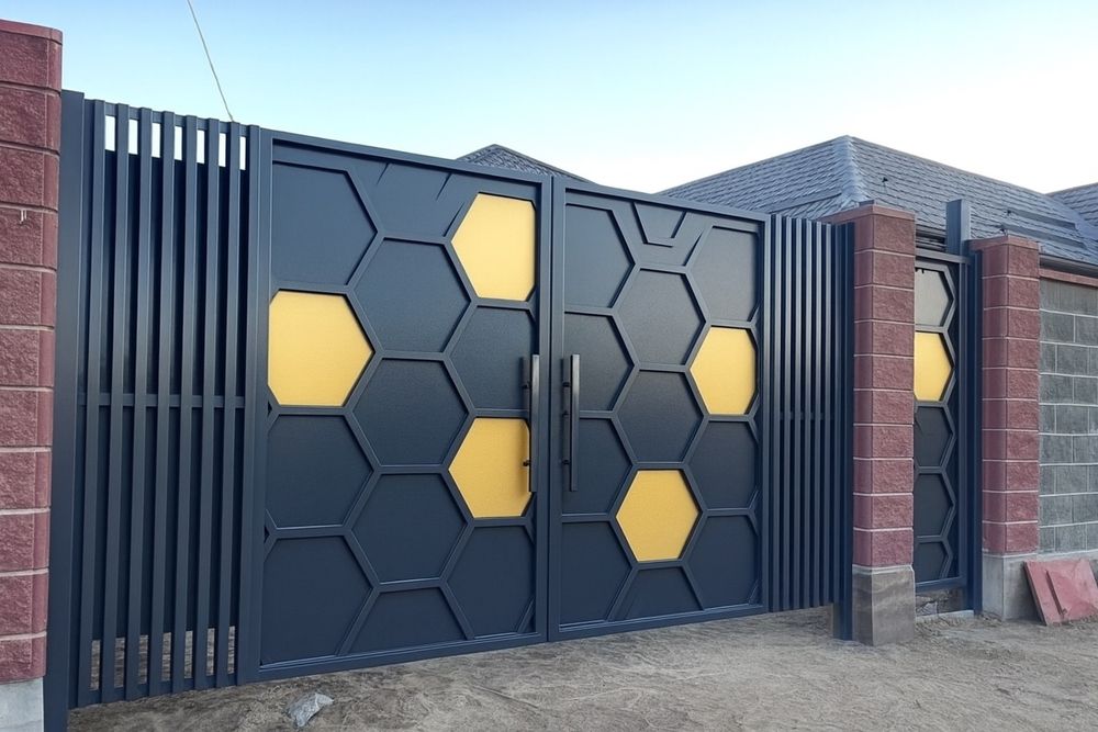 Ворота навес сварочный работы