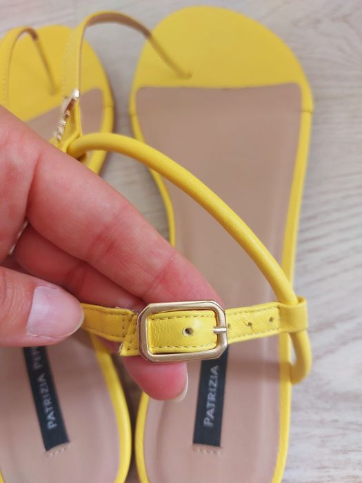 Сандали 39 номер Patrizia Pepe lemonade yellow