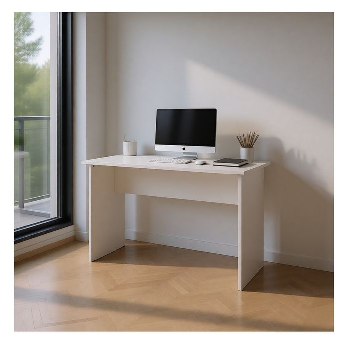 Стол, 100х60x75 см, белый