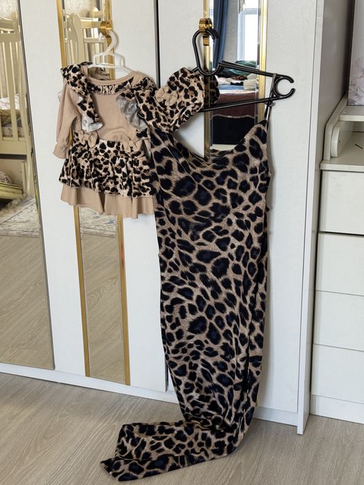 Парная одежда мамы и дочи