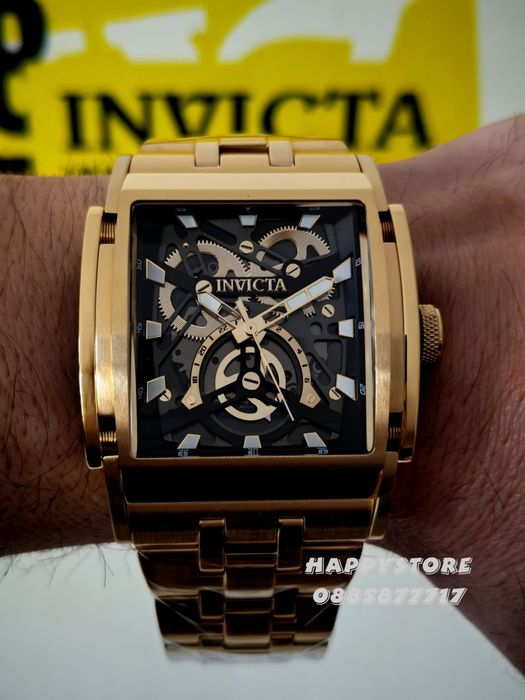 INVICTA Powertrain Gold 47 mm, Инвикта нов мъжки часовник