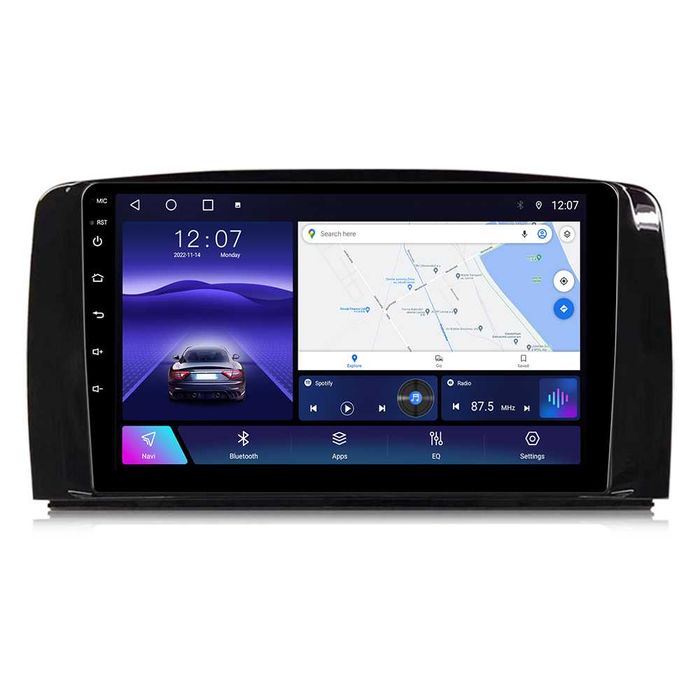 Navigatie Android 14 Mercedes R300 2007 - 2011 1/8 Gb CarPlay +CAMERA