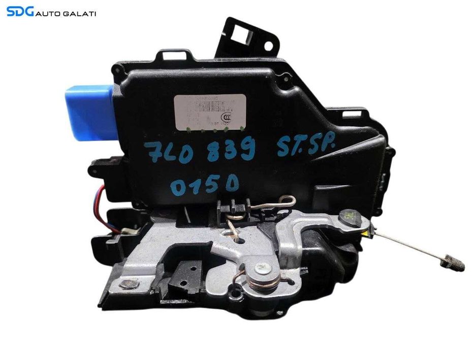 Broasca Incuietoare Usa Portiera Stanga Spate Volkswagen Touareg 7L 2003 - 2010 Cod 7L0839015D [N4430]