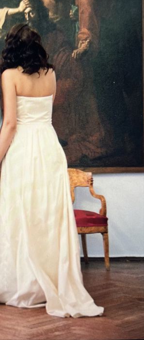 Свадебное платье из 100% шелка