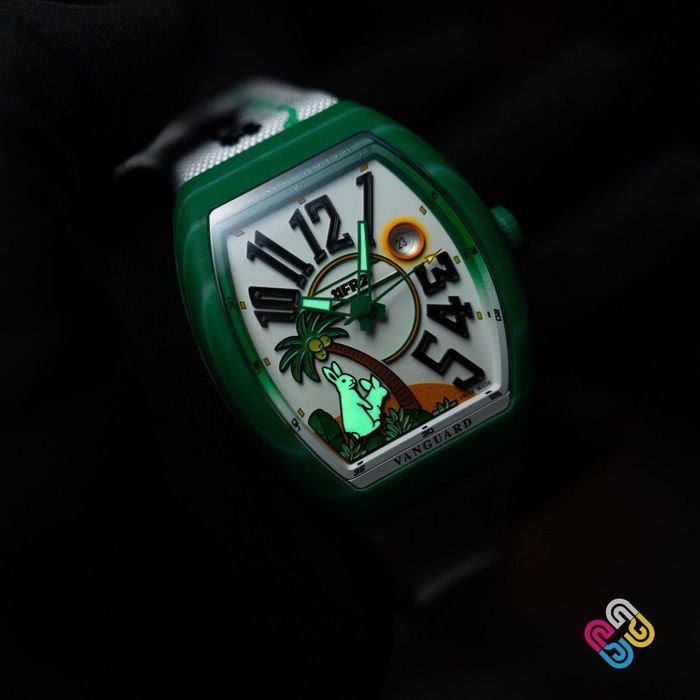 Franck Muller Vanguard Beach “FR2” Green V 41 SC DT BEACH GF VR VE BC