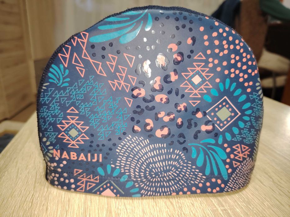 Casca de inot cu silicon imprimat NABAIJI