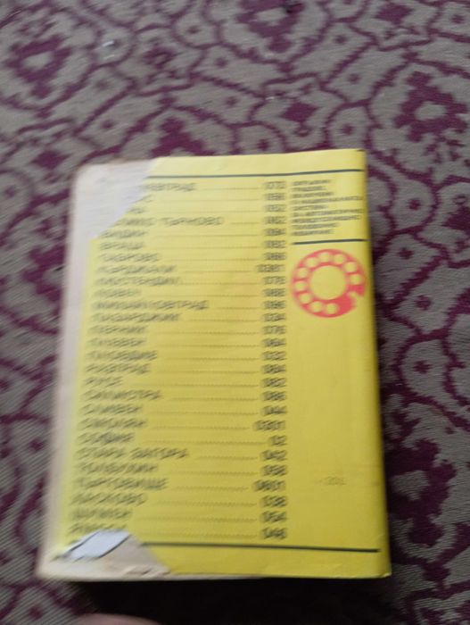 Телефонен указател София 1987 година