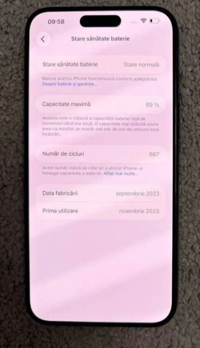 iPhone 15 256 GB titanum