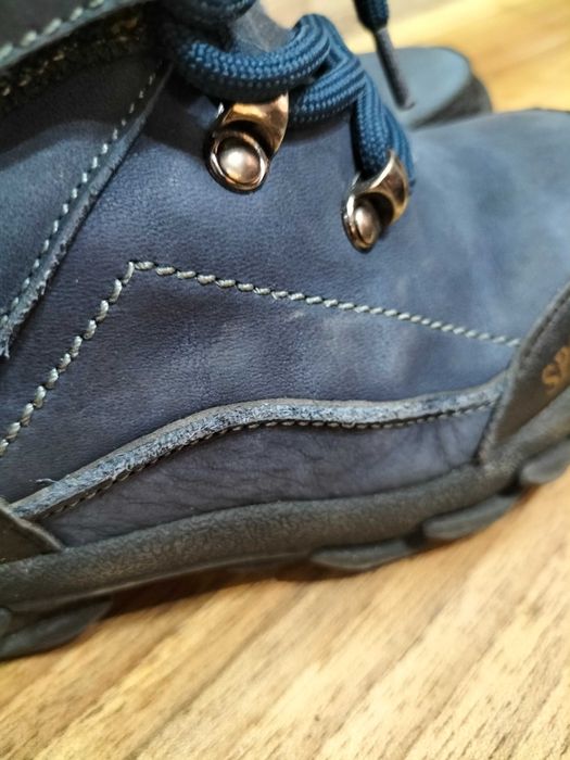 Ботинки кожаные зимние