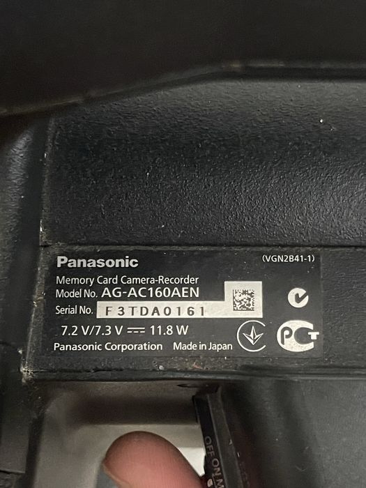 Camera video Panasonic AG-AC 160 AEN