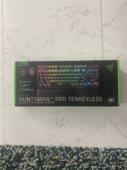 Tastatura Gaming Razer Huntsman V3 Pro TKL Analog Optical Gen-2 Switch Mecanica