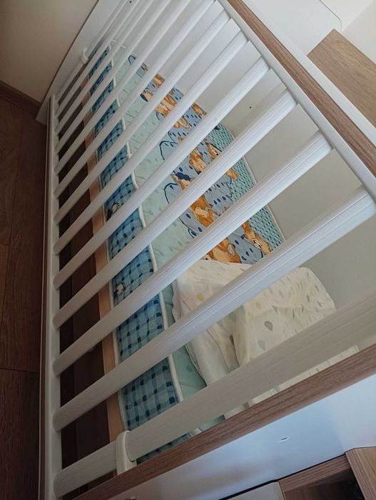 Дървено детско креватче 60/120