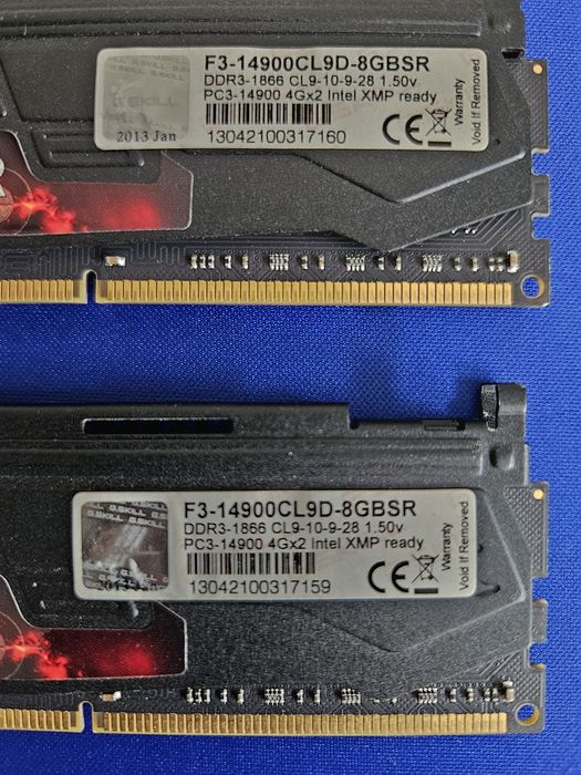2x4gb ddr3 gskill sniper f3 14900 cl9d-8gbsr