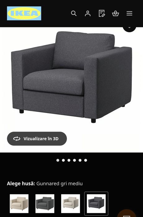 Fotolii IKEA VIMLE 18871 Deep Blue
