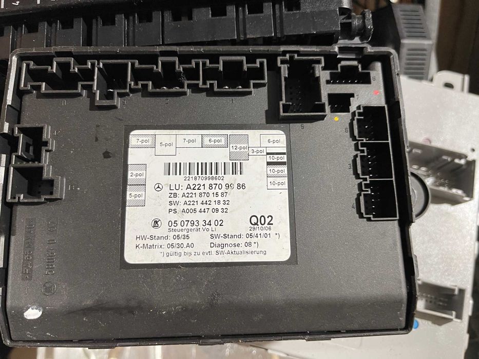 Modul confort usa stanga Mercedes S Class W221