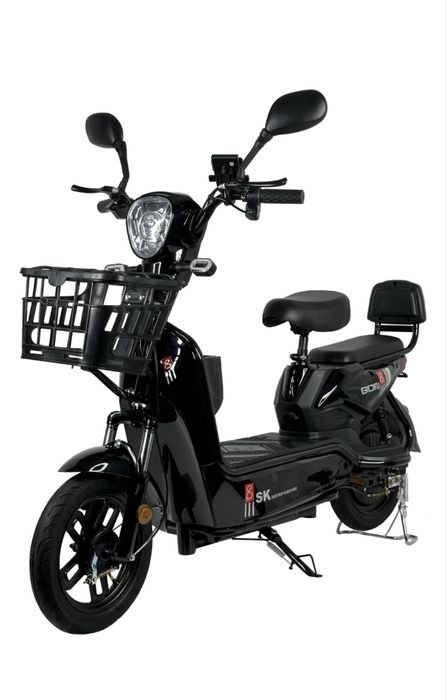 Электровелосипед SK8 Электро скутер черный