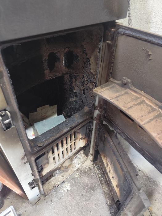 Котел 45 кв Bisolid K6 твърдо гориво дърва въглища